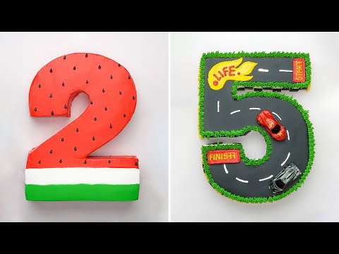 Amazing Number Cake Decorating Hacks Like a Pro | Most Satisfying Cake Videos