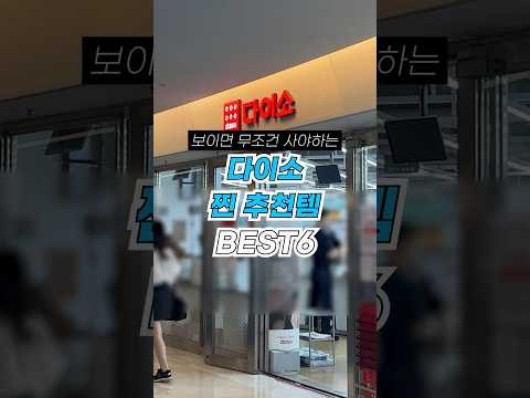 다이소 무조건 사야하는 찐 꿀템 6가지 #은하루