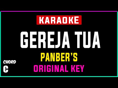 Gereja Tua - KARAOKE HD || Panber's - Original Key