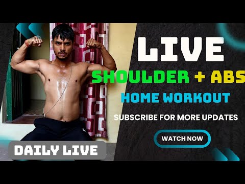 🔥 Shoulder + Abs (Live Workout) | Build Strength & Core | Today Live Special 🔥