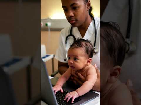 #AI#BABY WITH LAPTOP