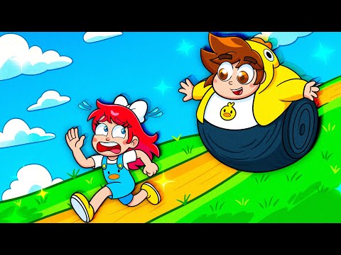ESCAPA de PatOni PANZON en Roblox! | NOS CONVERTIMOS en GORDITOS! | PatOni x Patita
