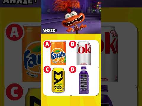 Inside Out 2 Characters’ Favorite DRINKS 🔥 Choose Correctly! 🧠