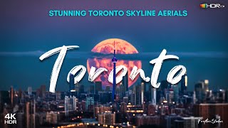 Toronto Skyline in 4K HDR – Stunning Aerial Tour of Canada’s Most Iconic City