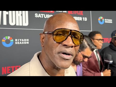 Evander Holyfield NOT EXCITED to see Tyson; Final prediction for Canelo vs Crawford!