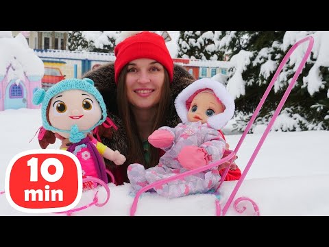 Oyuncak bebek bakma oyunları: Alive ve Niloya kar eğlencesinde! ❄️