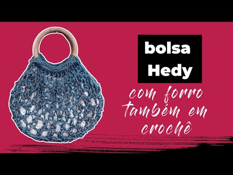 BOLSA "REDE" FÁCIL EM CROCHÊ