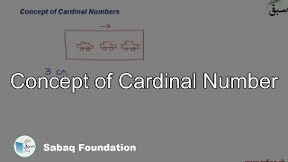 Concept of Cardinal Number