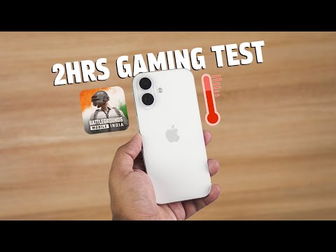 iPhone 16 BGMI Test 🔥 2hrs Gaming Test | TechRJ