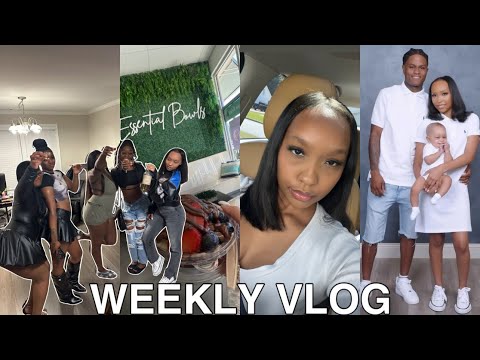 Our Family Photoshoot, I Got a Dominican blowout, Daisy’s 21st Bday, Postpartum Hair Loss | vlog