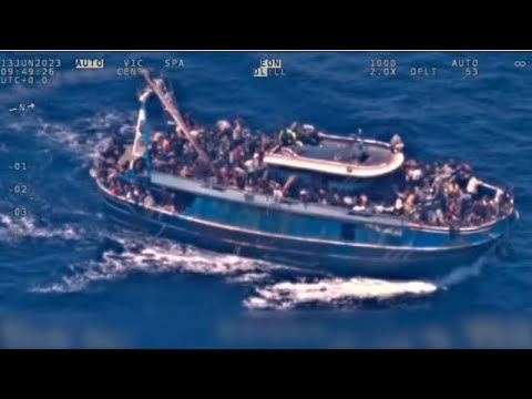 Ναυάγιο στην Πύλο: Βίντεο - ντοκουμέντο της Frontex πριν την βύθιση του πλοίου
