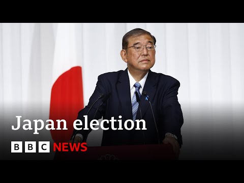 Japan's ruling party loses its majority in snap election | BBC News