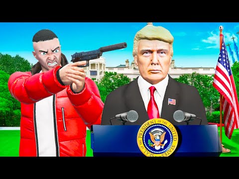 ich RETTE PRÄSIDENT DONALD TRUMP in GTA 5 RP!