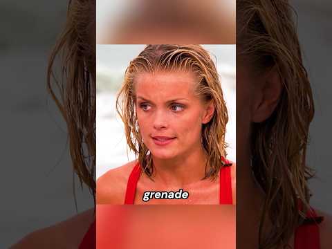 Girl pulls off a grenade on the beach#shorts