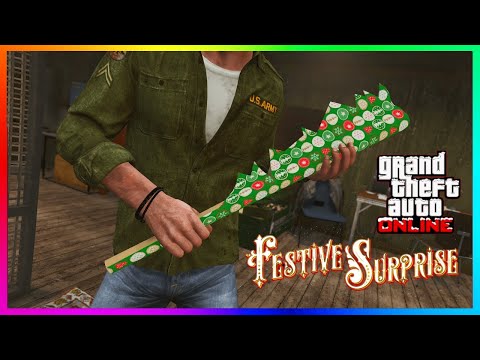 NEW CHRISTMAS WEAPONS, How To Unlock, FREE Guns, MONEY Car Duplication, GTA 5 2024 GTA Online Update