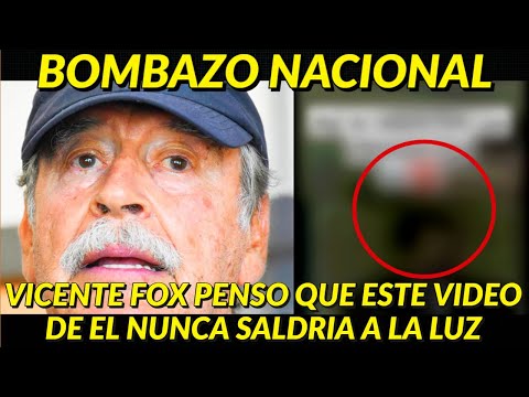 BOMBAZO! VICENTE FOX NUNCA PENSÓ QUE ESTE VIDEO DE ÉL SALDRÍA SE QUEDÓ TOTALMENTE FRÍO