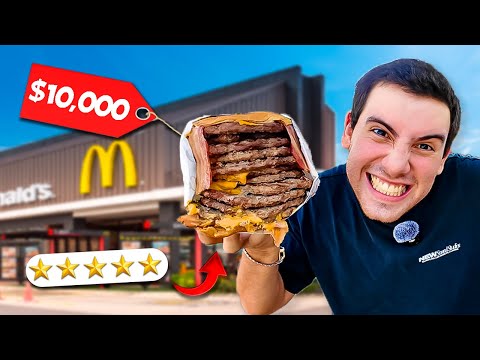 PEDI LO MAS CARO de todas LAS CADENAS DE COMIDA RAPIDA *GASTE MUCHO DINERO* 💵😱 | Luis Rios