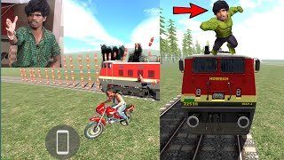 TRAIN VS GAS TANK 😰 INDIAN BIKE DRIVER 3D