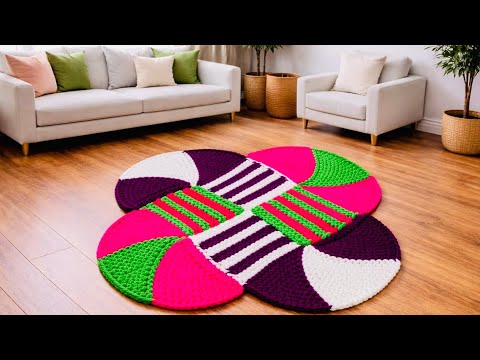 Handmade Woolen Doormat | Perfect for Living Room & Entrance😍/ परफेक्ट पायेदान बनाये😍