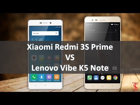 (ENGLISH) Xiaomi Redmi 3S Prime vs Lenovo Vibe K5 Note! Quick Comparison