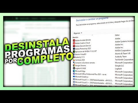 COMO DESINSTALAR UN PROGRAMA POR COMPLETO SIN PROGRAMAS