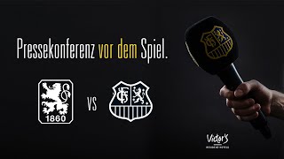 TSV 1860 München - 1. FC Saarbrücken - Pressekonferenz vor dem Spiel