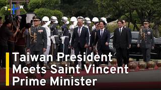 YouTube video thumbnail: Taiwan President Lai Ching-te Meets With Saint Vincent Prime Minister