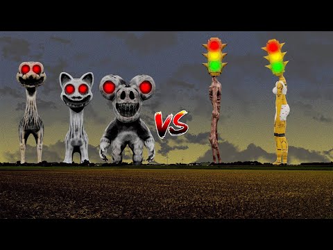 Zoonomaly Monsters VS Family Traffic Lighr Head