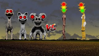 Zoonomaly Monsters VS Family Traffic Lighr Head