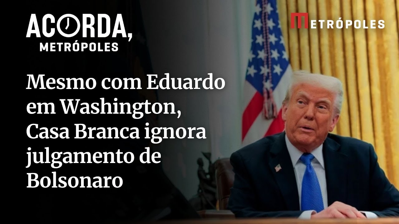 Mesmo com Eduardo em Washington Casa Branca ignora julgamento de Bolsonaro