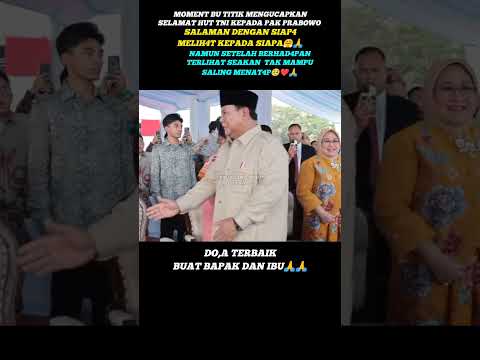 DO'A TERBAIK TERUNTUK PAK PRABOWO DAN BU TITIK 🥺‼️#prabowo #huttni80 #shortviral  #titieksoeharto