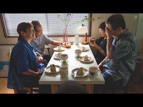 完成したばかりの新居に初めて親が来たのでおもてなし。