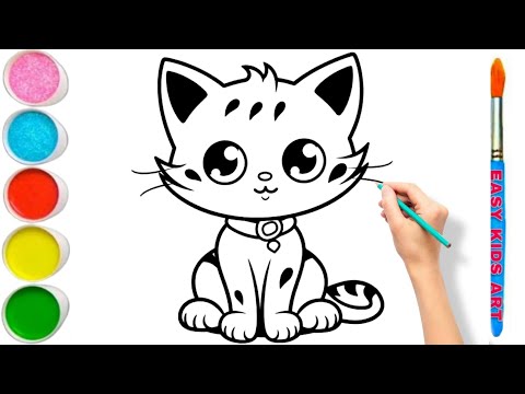 How to Draw a Cute Cat: Easy Step-by-Step Guide for Kids