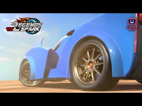 Birthday Panic | Legends Of Spark (13-Minute Animated Cars Show for Kids!)