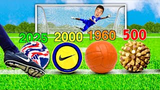 Ad ogni GOL segnato il PALLONE diventa sempre più ANTICO!! *1500 d.C.*