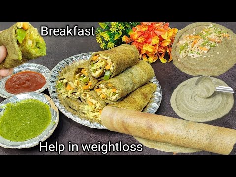 डोसा कहो या चीला सबसे हेल्दी टेस्टी नाश्ता। Moong daal Breakfast। Veg Chila Recipe by Pinkyskitchen