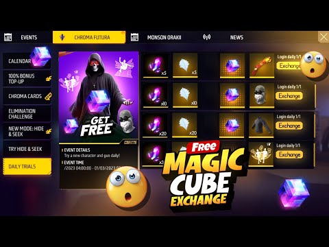 Ob47 100% Free Magic Cube Exchange Event | New Event Free Fire Bangladesh Server|Free Fire New Event