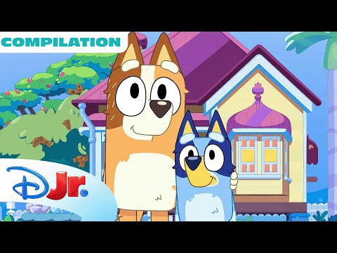 Bluey Full Episode Compilation | Whale Watching, Rain, Cubby | @disneyjr  x @BlueyOfficialChannel