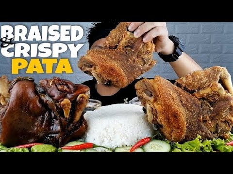 Crispy Pata & Braised Pork Pata Mukbang ASMR