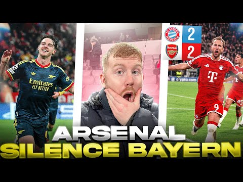 HARRY <strong>KANE</strong> SCORES <strong>AGAIN</strong> BUT ARSENAL SILENCE BAYERN AT ALLIANZ ARENA!!