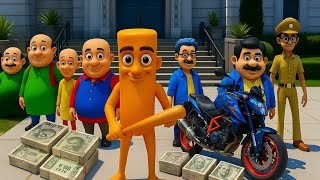 Motu Patlu tung tubg sahur Playing Hide And Seek Game In Gta 5| motu patlu মটু পাতলু