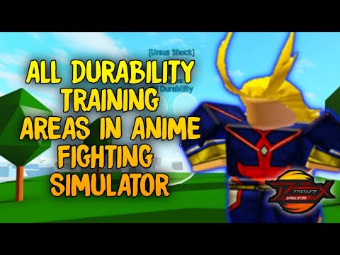 Anime Fighting Simulator Durability Training 07 2021 - roblox anime fighting simulator durability training areas