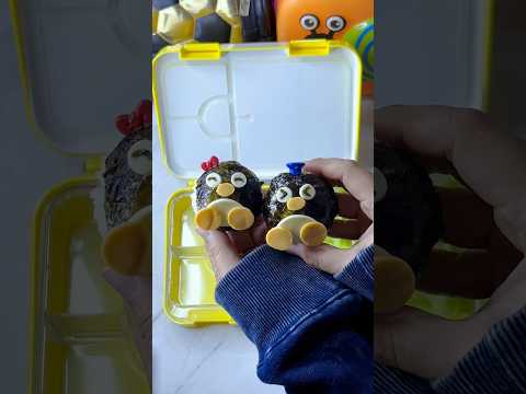 Cute penguin rice #lunchesforan #bento #lunchboxideas #love #shortvideo #viral #bekal #idebekal