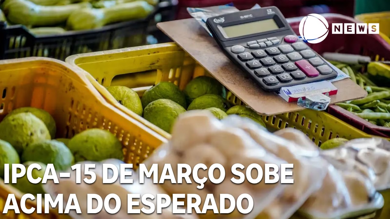 IPCA15 de março sobe acima do esperado pelo mercado TV Online IPCA 15 de março sobe acima do esperado pelo mercado
