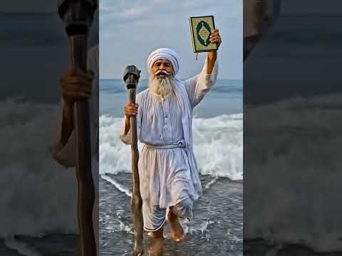 দরবেশ বাবা পানি দিয়ে হাঁটতেছে #ai #shortvideo #viral