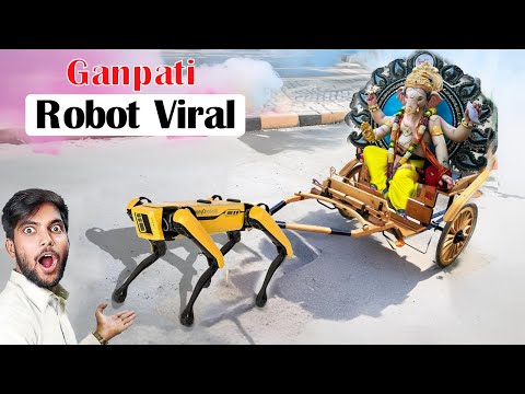 Ganpati Agman on robot gone viral 😱😱 || Ganpatibappa Moriya 2024