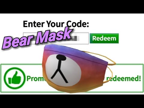 Roblox Instagram Bear Mask Code 07 2021 - bear mask roblox