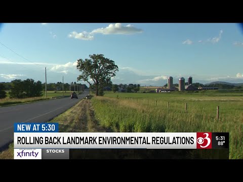 YouTube video thumbnail: Could Calif Environmental Law Rollback Have Ripple Effects in Vermont?