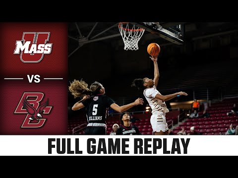 UMass vs. Boston College Full Game replay | 2023-24 ACC Women’s Basketball