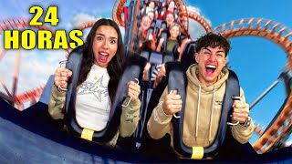 24 HORAS EN UN PARQUE DE ATRACCIONES en Londres!
